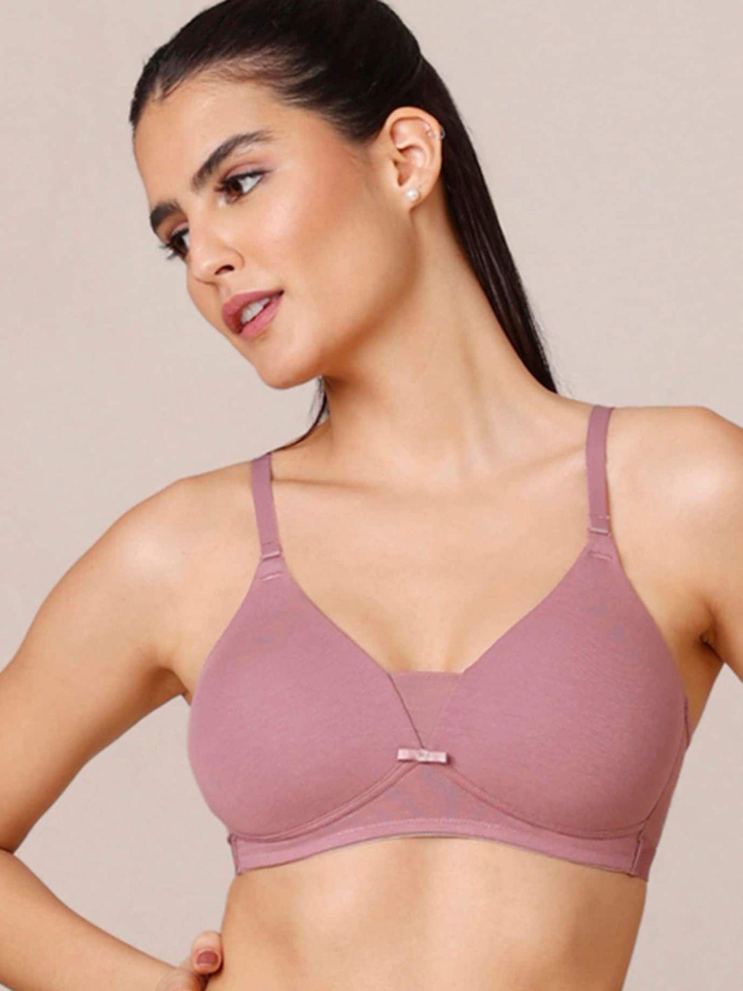 nykd lightly padded non-wired cotton t-shirt bra