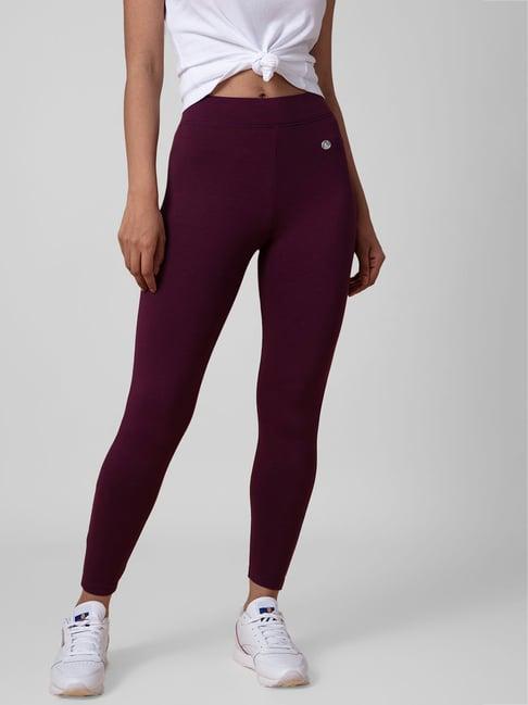 nykd purple essential cotton leggings