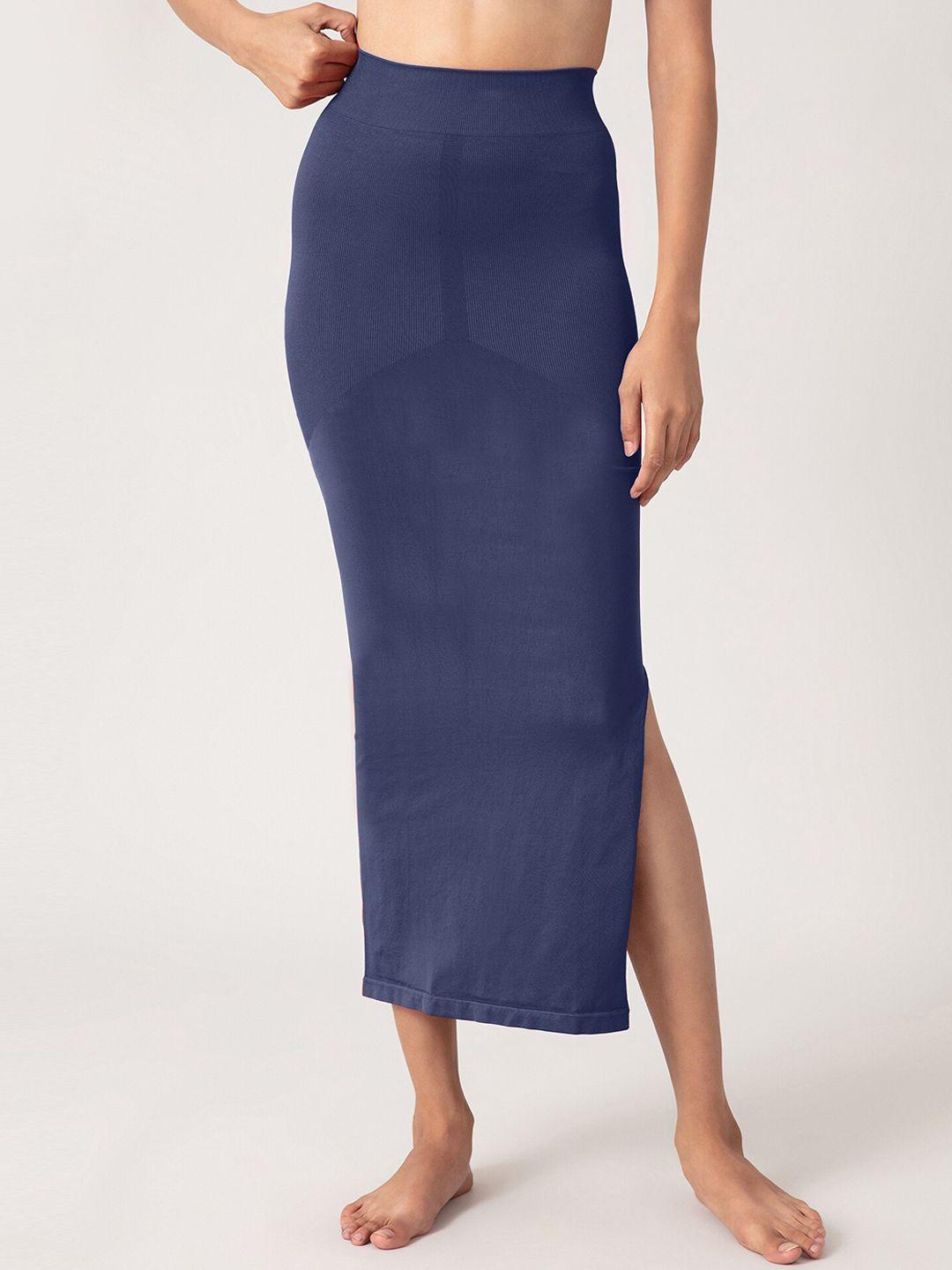 nykd women's solid saree shapewear petticoat with drawstring-nysh01