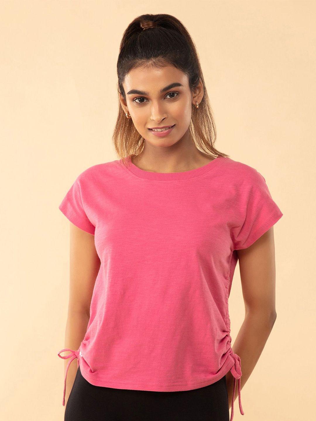 nykd women pink t-shirt