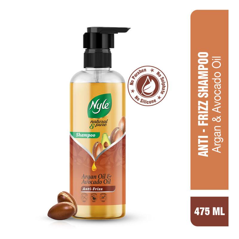 nyle natural & pure anti-frizz shampoo