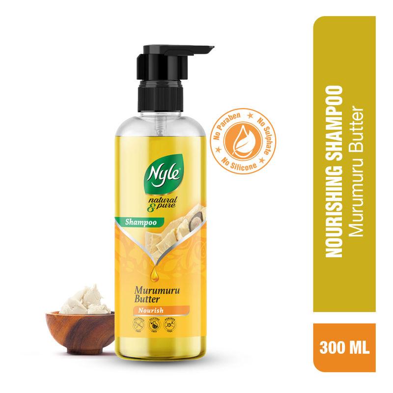 nyle natural & pure nourishing shampoo with murumuru butter