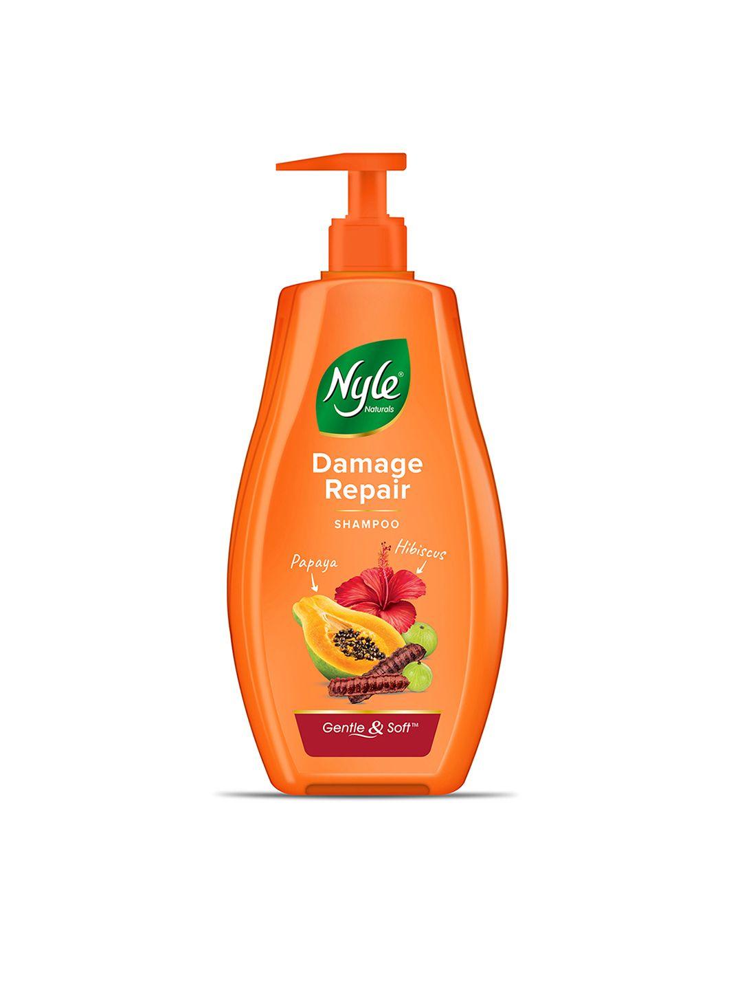 nyle naturals damage repair shikakai & hibiscus anti-hairfall shampoo 800 ml