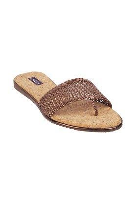 nylon slip on womens casual sandals - antique