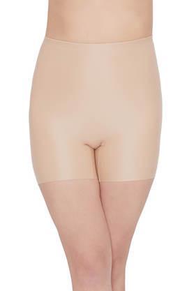 nylon women's thigh shaper - natural