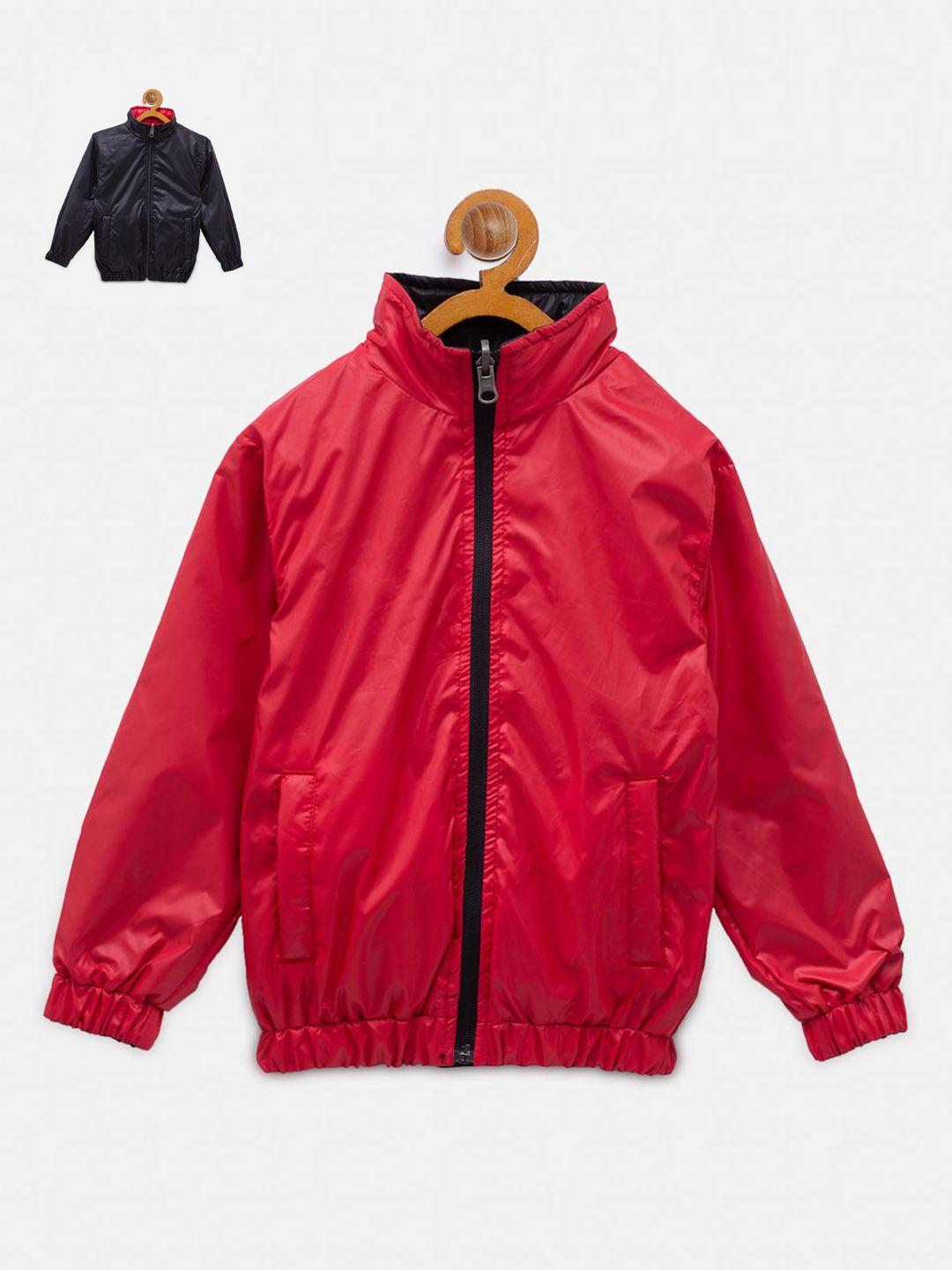 nynsh- pluss kids boys red & black reversible padded jacket