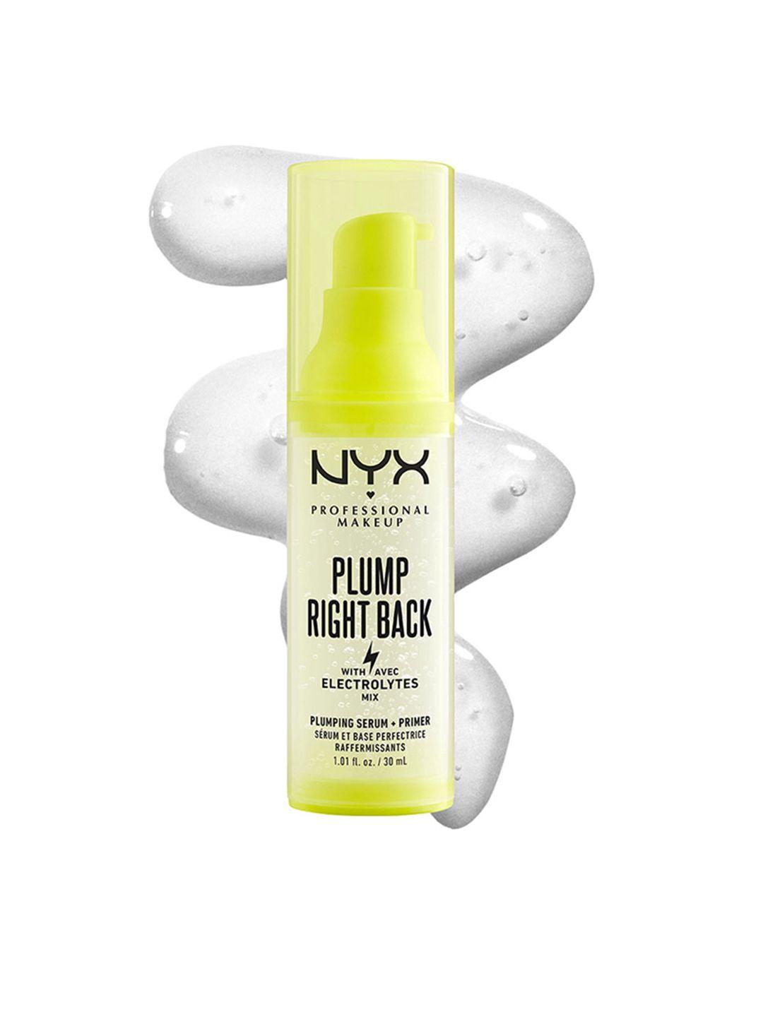 nyx professional makeup plump right back plumping serum + primer with electrolytes - 30 ml