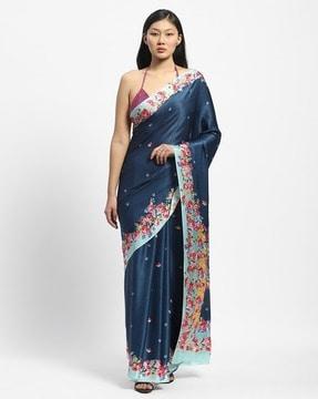 nyx nautica printed saree