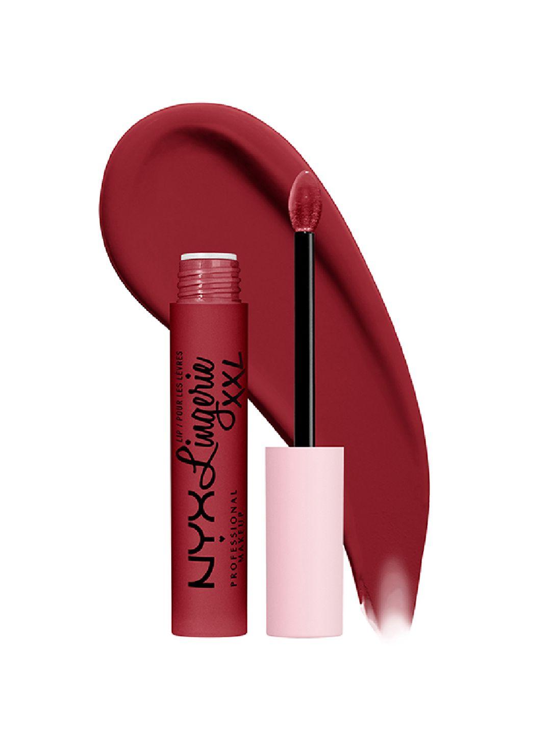 nyx professional makeup lip lingerie xxl matte liquid lipstick 4 ml - its hotter 23