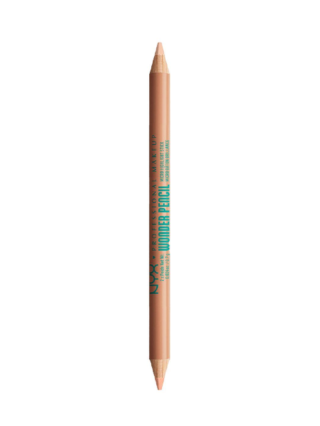 nyx professional makeup wonder pencil micro highlighter & concealer stick- medium peach 03