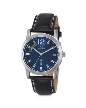 o-49670lmgi water-resistant analogue watch
