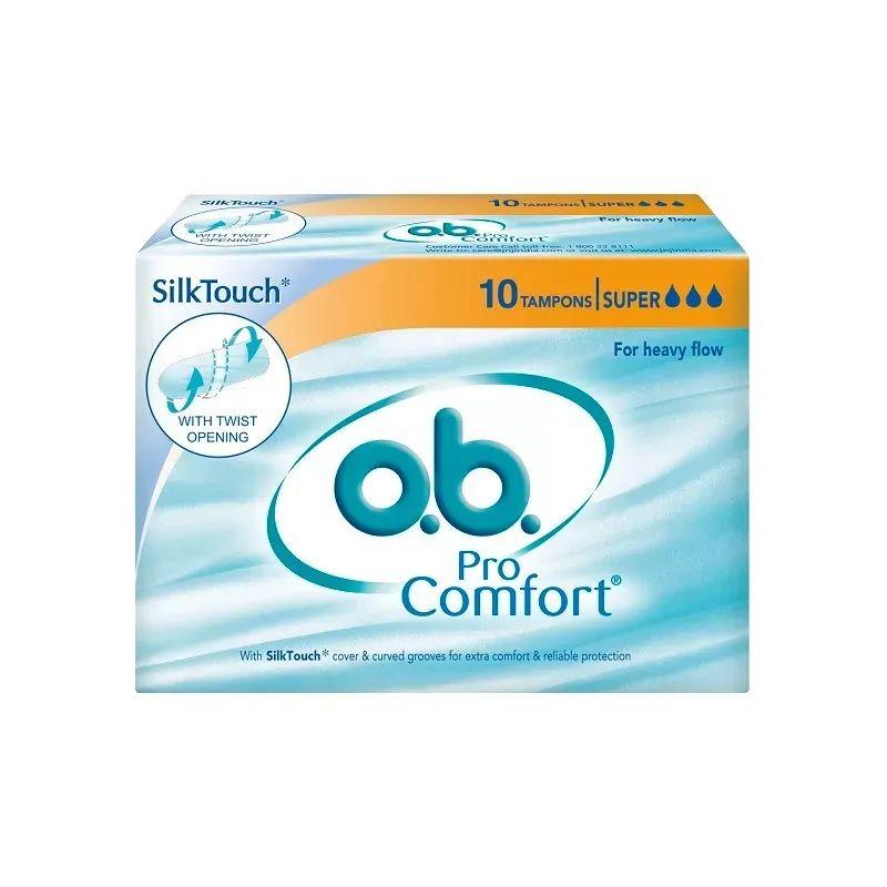 o.b. pro comfort tampons super - for heavy flow