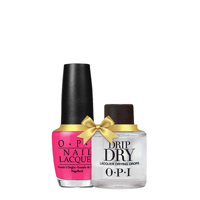 o.p.i colors of care for quick dry manicure (nail that quickie!)