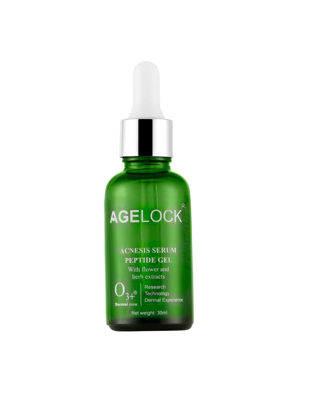 o3 agelock acnesis serum peptide gel with flowers & herb extract - 30 ml