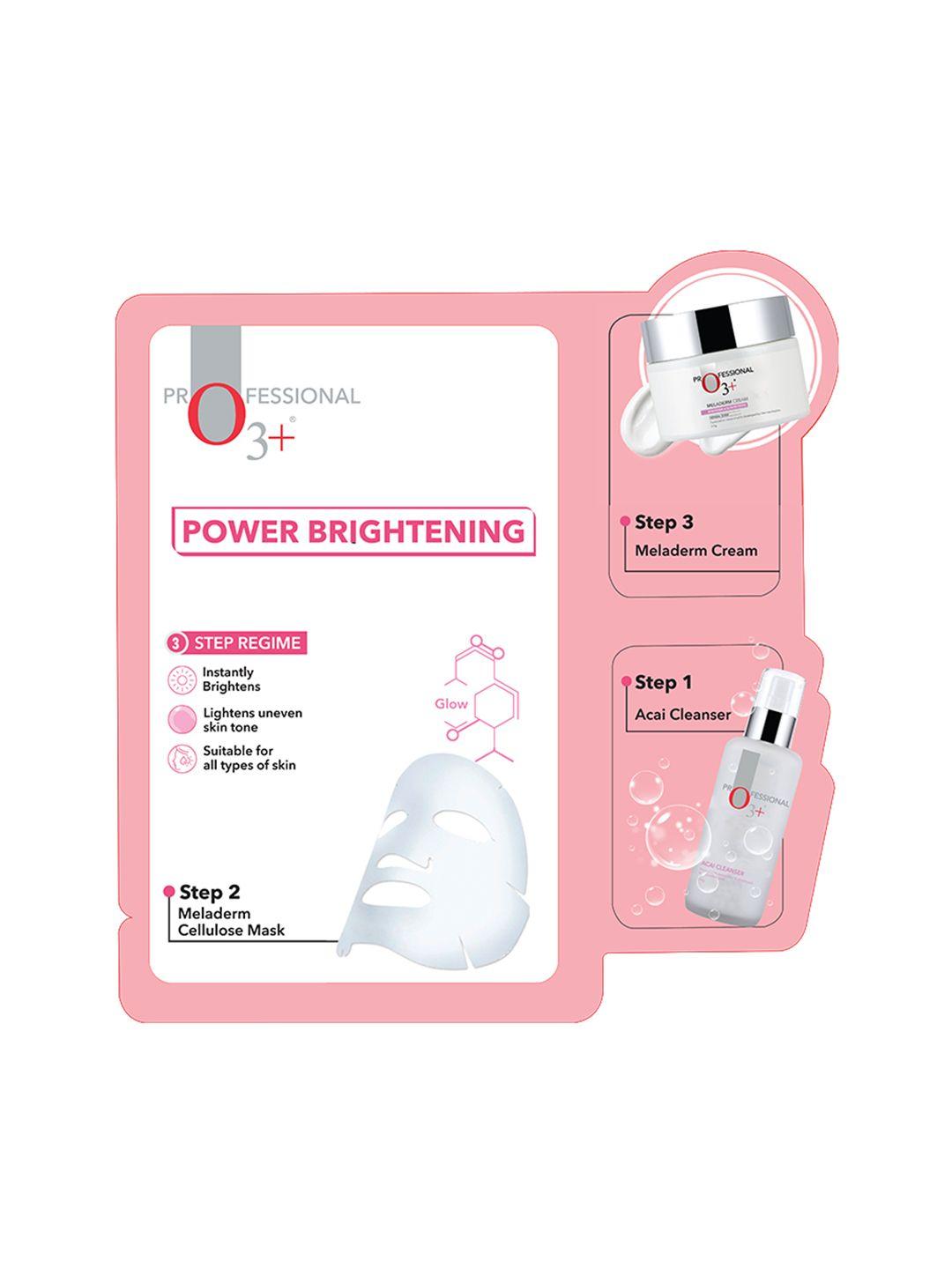 o3 power brightening instant home facial kit
