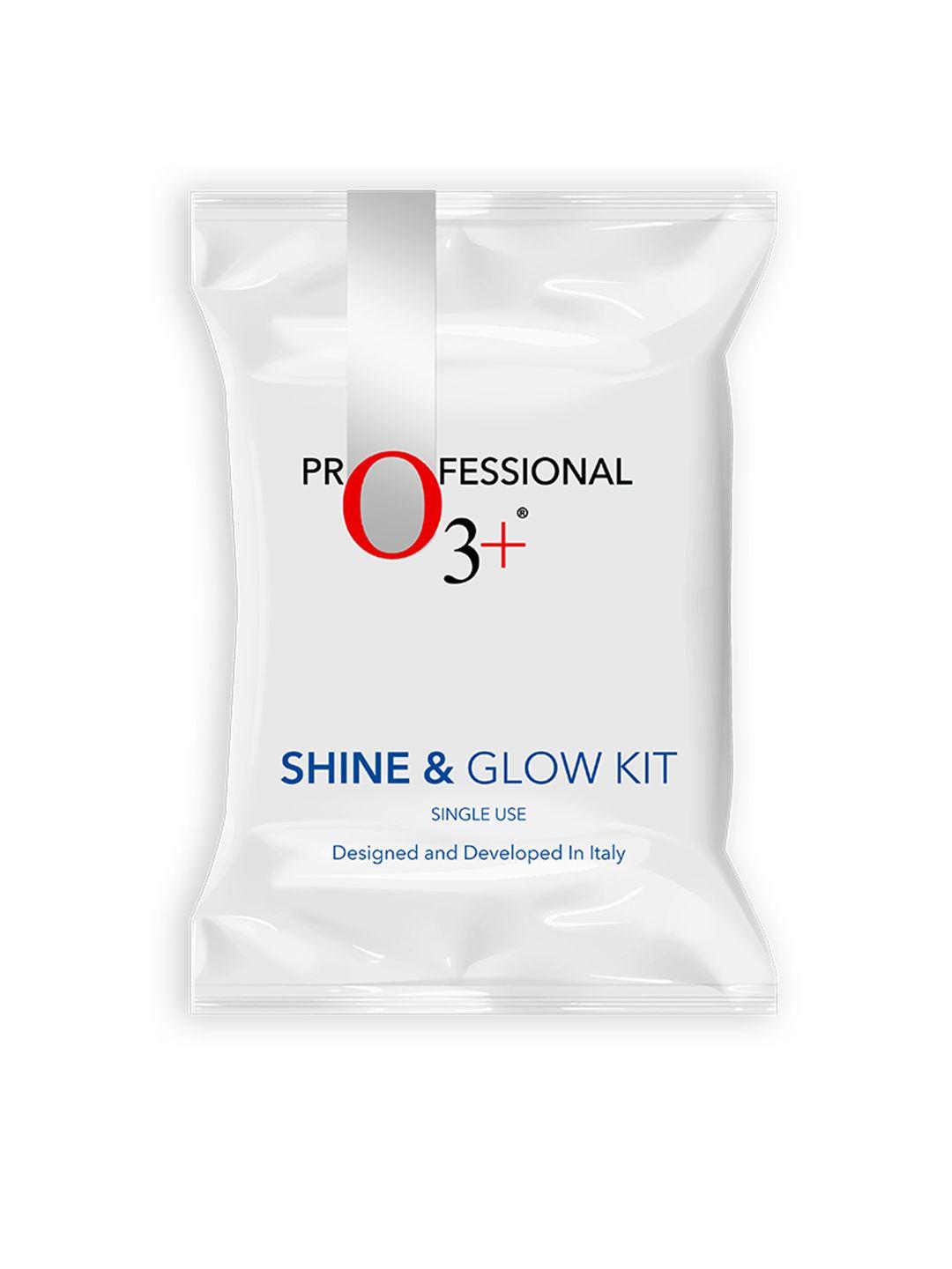 o3 shine & glow single facial kit - 38 g