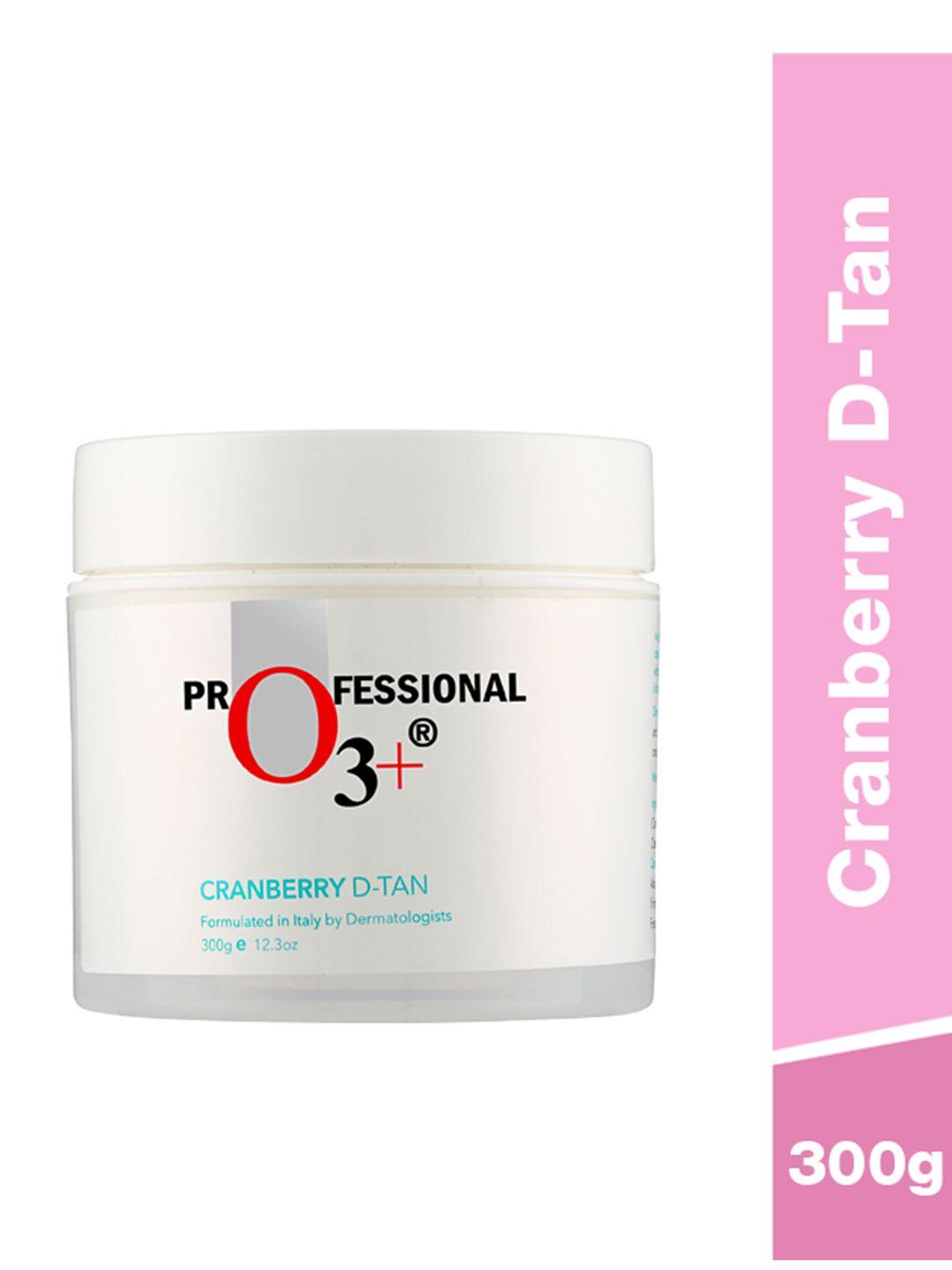 o3+ unisex cranberry d-tan with natural extracts (300g)