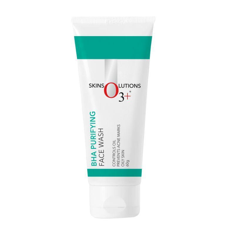 o3+ bha purifying face wash