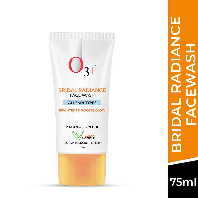 o3+ bridal radiance face wash