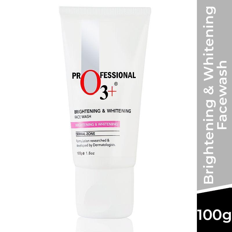 o3+ brightening & whitening face wash