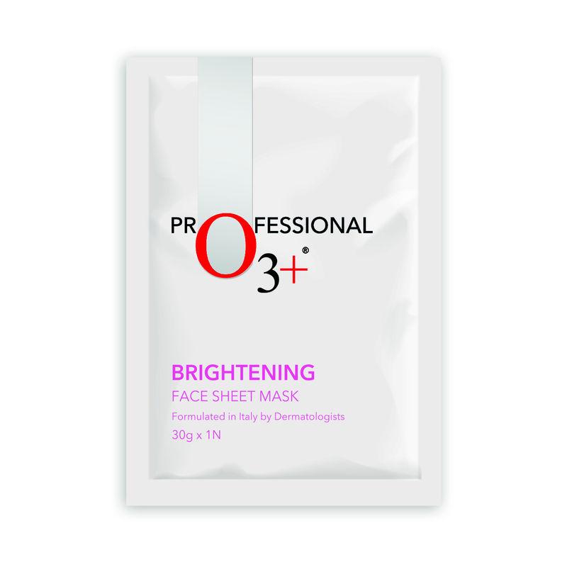 o3+ brightening face sheet mask