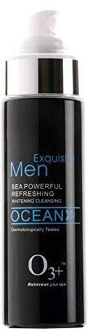 o3+ exquisite men ocean sea powerful refreshing whitening cleansing (180ml)