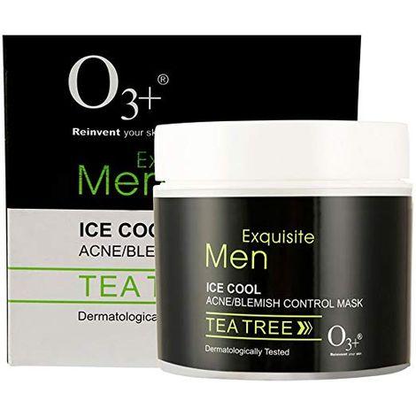 o3+ exquisite men tea tree ice cool acne-blemish control mask (300g)