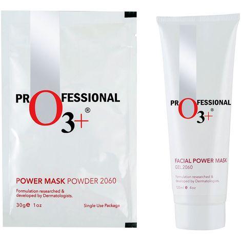 o3+ facial power mask gel & power mask 2060 powder (120 + 30g)