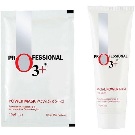 o3+ facial power mask gel & power mask 2080 powder (120 + 30g)