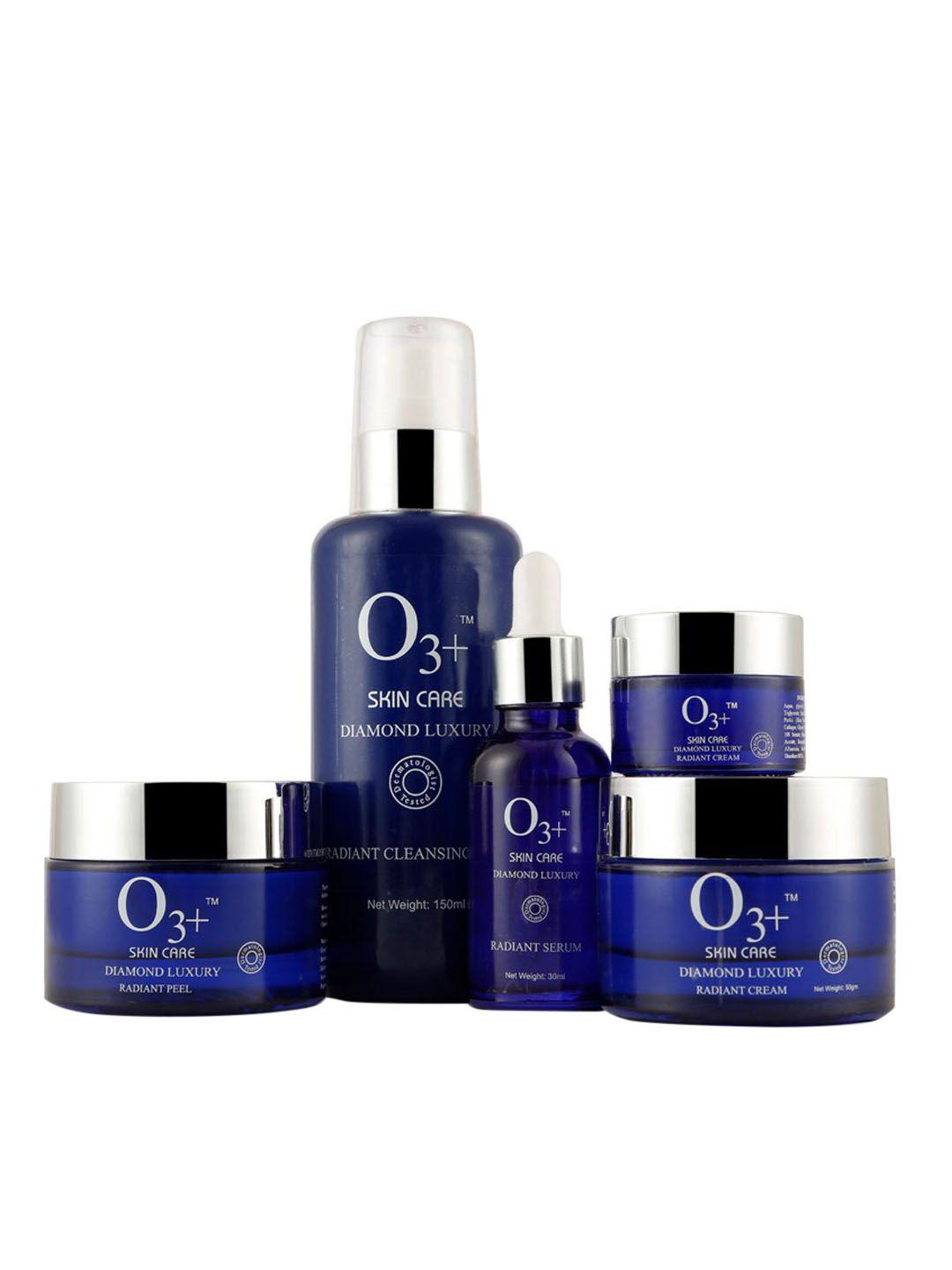 o3+ unisex diamond luxury system facial kit