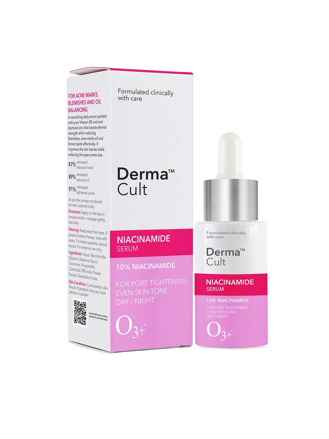 o3 derma cult day & night niacinamide serum 30 ml