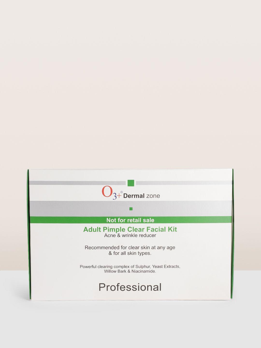 o3 dermal zone adult pimple clear facial kit with sulphur & niacinamide - 50g+70ml