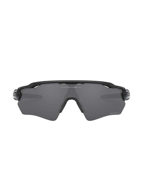 oakley 0oj900190011631 black prizm radar ev xs path wraparound sunglasses - 57 mm