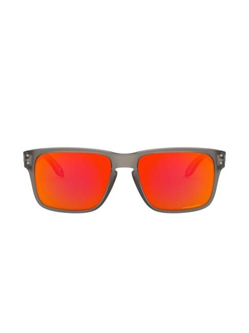 oakley 0oj9007 red prizm performance lifestyle square sunglasses - 53 mm