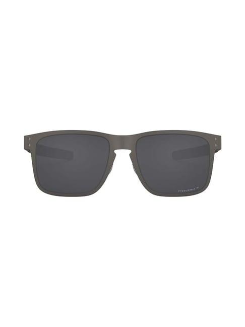 oakley 0oo4123 light grey prizm holbrook square sunglasses - 55 mm