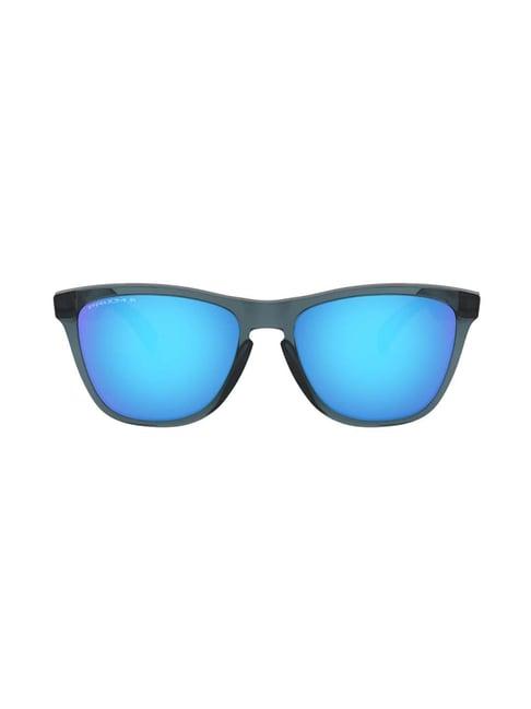 oakley 0oo9013 blue prizm frogskins wayfarer - 55 mm