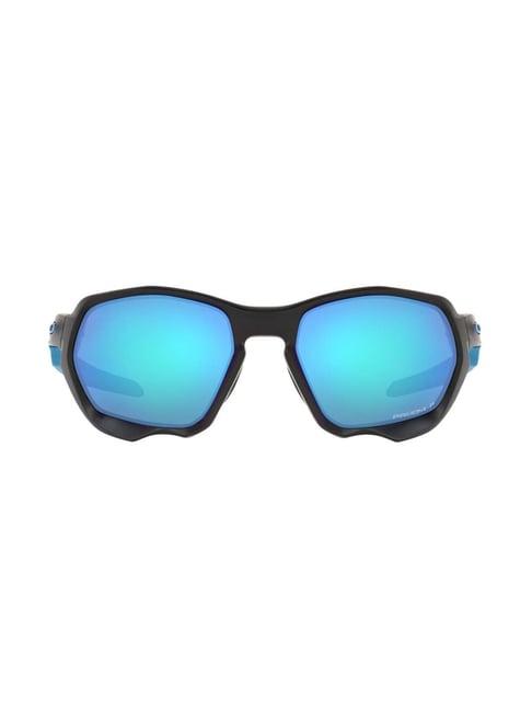 oakley 0oo9019 blue prizm plazma rectangular sunglasses - 59 mm