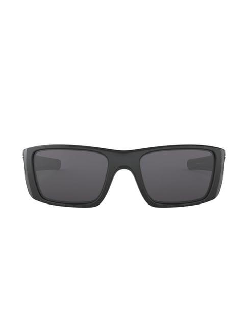 oakley 0oo9096 black fuel cell rectangular sunglasses - 60 mm