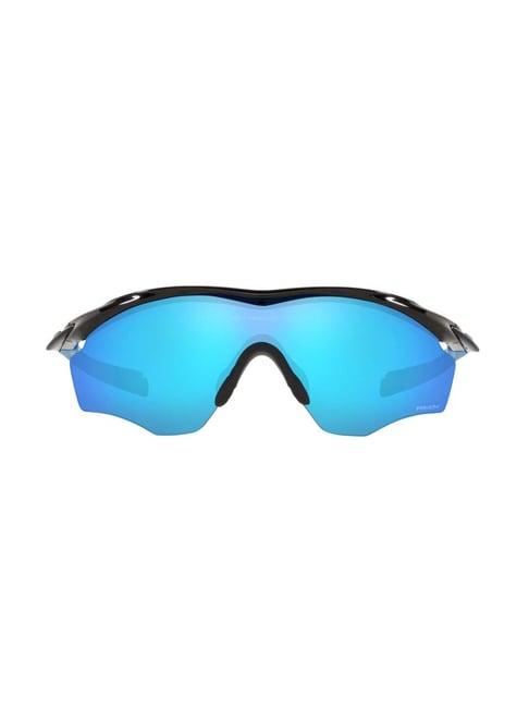 oakley 0oo9343 blue prizm m2 frame xl wraparound sunglasses - 45 mm