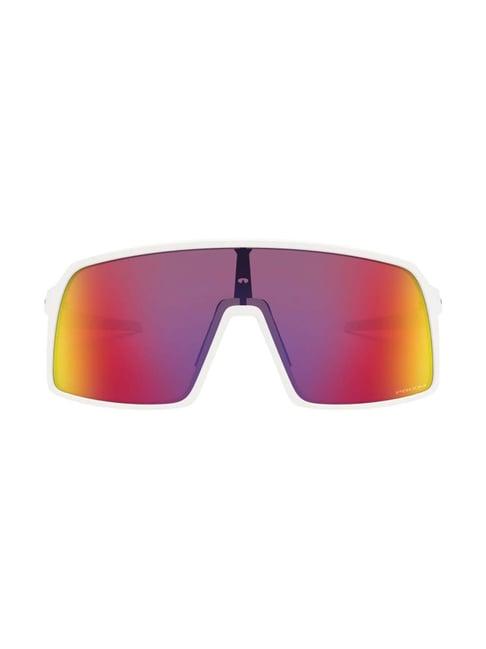 oakley 0oo9406 medium red prizm sutro shield sunglasses - 37 mm