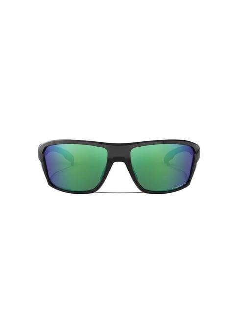oakley 0oo9416 blue prizm sport performance rectangular sunglasses - 64 mm