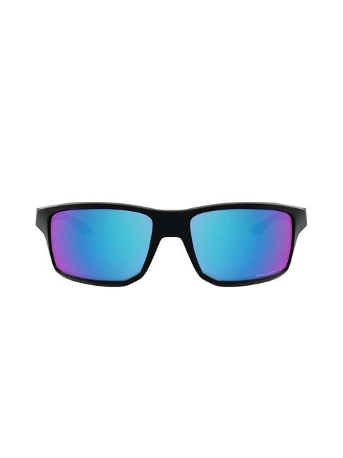 oakley 0oo9449 blue prizm gibston rectangular sunglasses - 61 mm