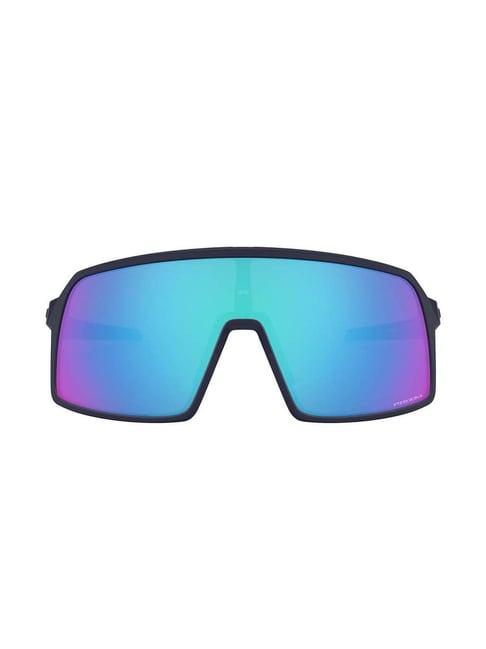 oakley 0oo946294620228 blue prizm sutro s shield sunglasses - 28 mm