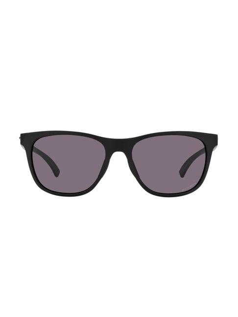 oakley 0oo9473 cloud grey prizm leadline square sunglasses - 56 mm