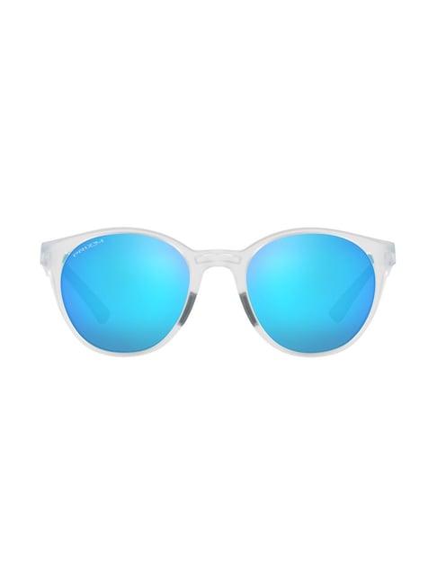 oakley blue round uv protection sunglasses for women