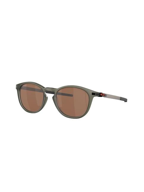 oakley brown round sunglasses for men