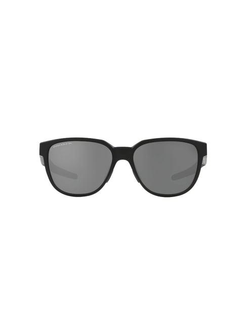oakley grey rectangular polarized sunglasses for men