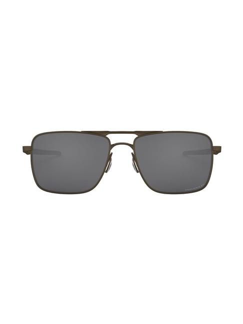 oakley grey square polarized sunglasses for men