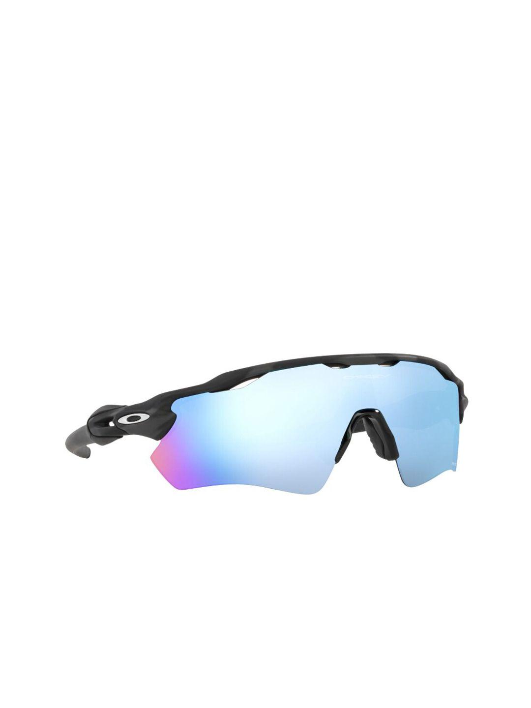 oakley half rim sports sunglasses with polarised lens 888392555250