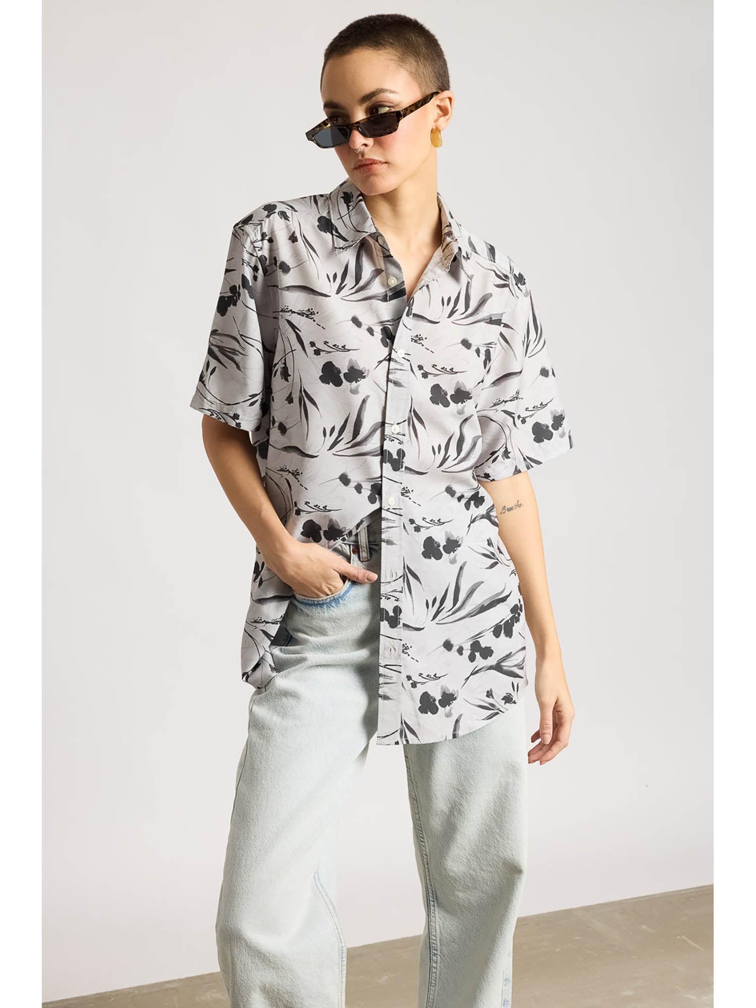 oasis printed women shirt